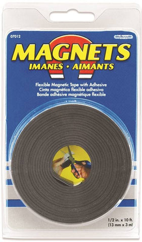 Tape Magnetic 1-2inx10ft Flex