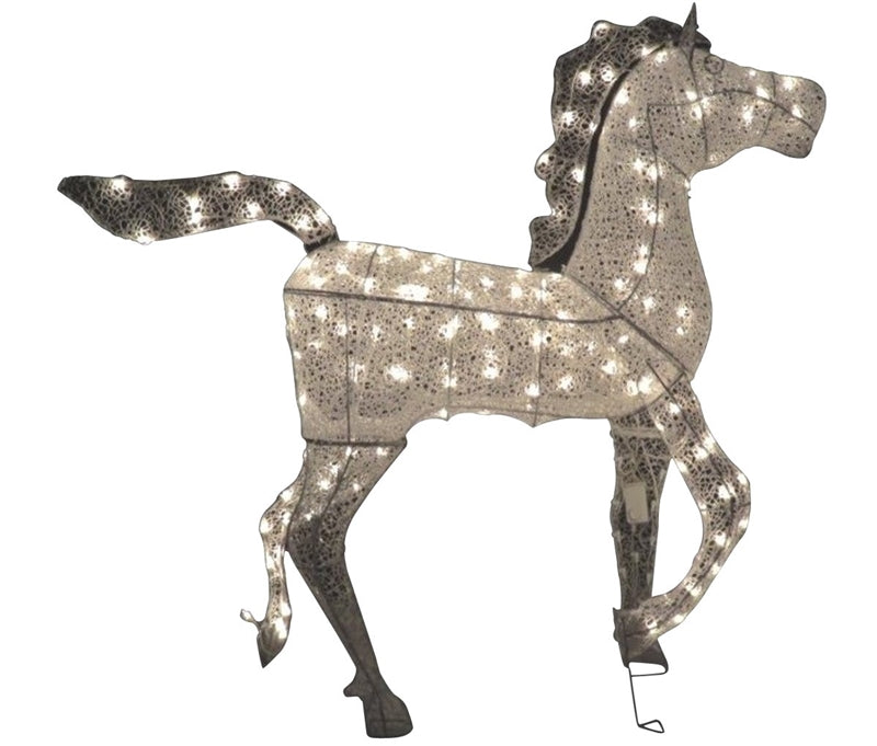 Mesh Horse Prelit 3d 48in