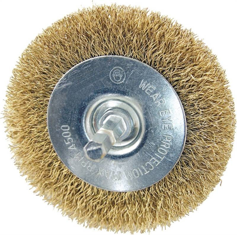 Wheel Brush 1-4" Shnk 2"coarse