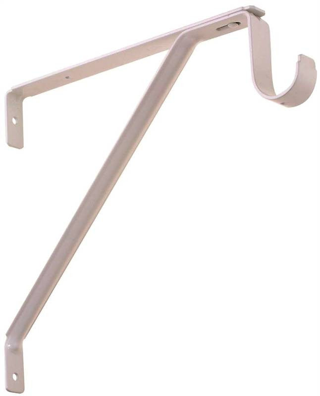 Bracket Shelf-rod Steel White