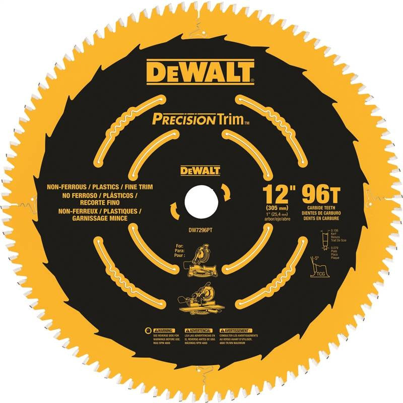 Circ Saw Blade Prcn 12in 96th