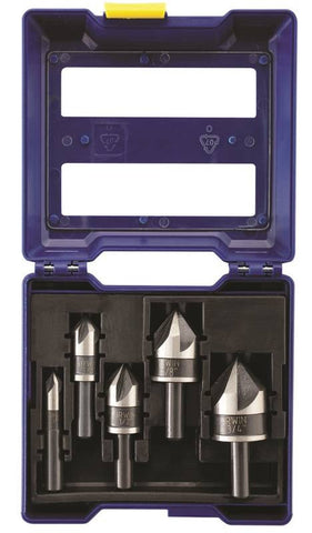 Bit Drill Csink Blk Ox 5pc Set