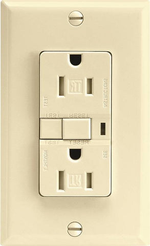 Recept Dplx 2p-3w Gfci 15a Iv