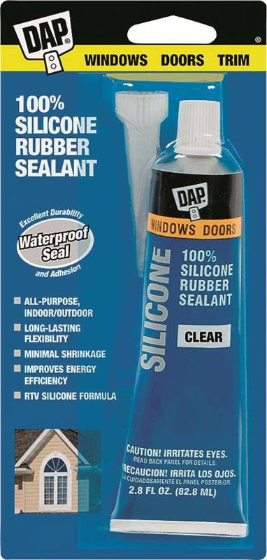 Sealant Sili Rubb Clear 2.8oz