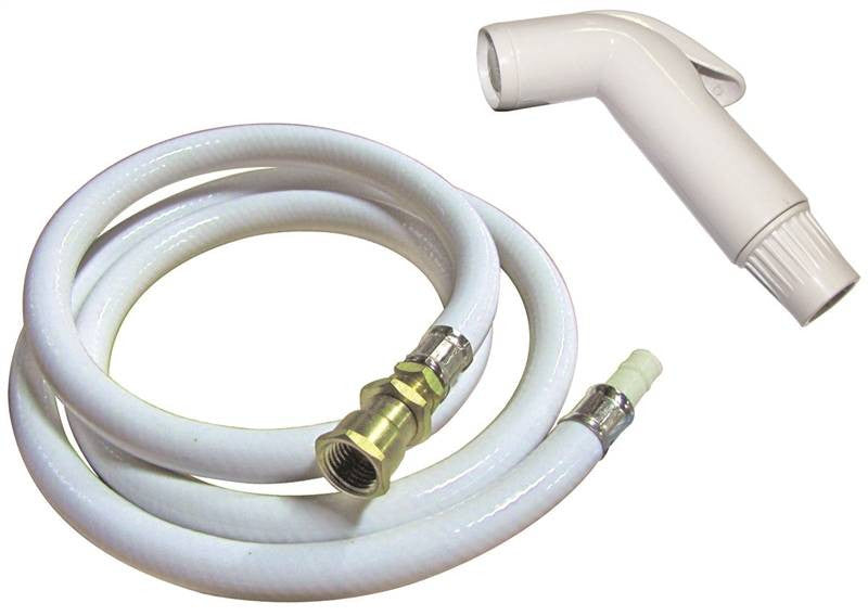 Sink Sprayer White 48in Hose