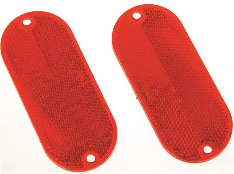 Reflector Press On 4-3-8in Red