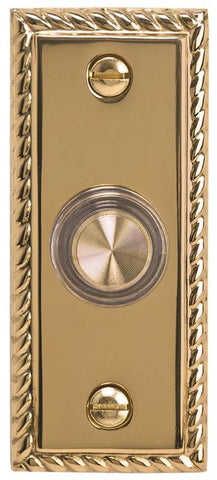 Button Door Ltd Wired Flsh Brs