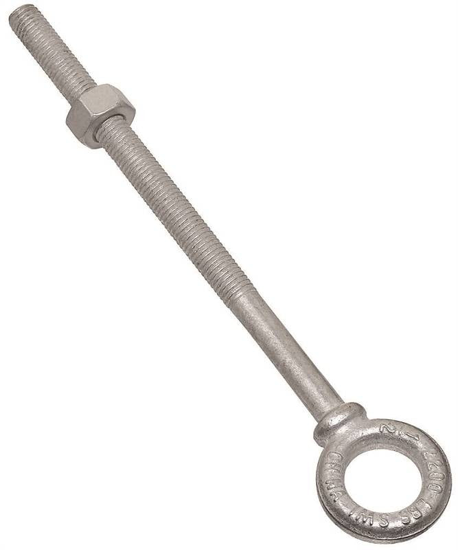 Eye Bolt W-nut 1-2x8in Galv