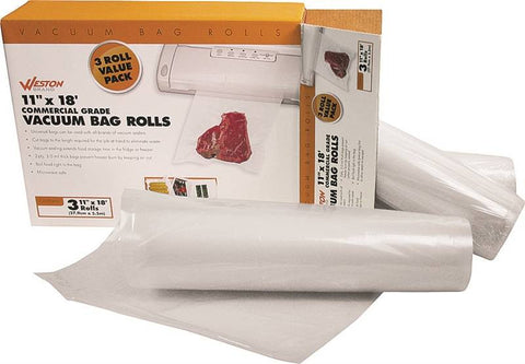 Bag Vac Roll 3pk 3mil 11x18in