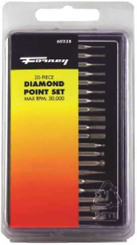 Point Set Diamond 20pc 1-8inch