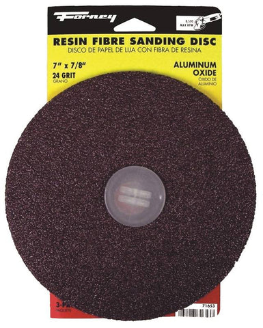 Disc Sanding Fbr A-o 24grt 7in