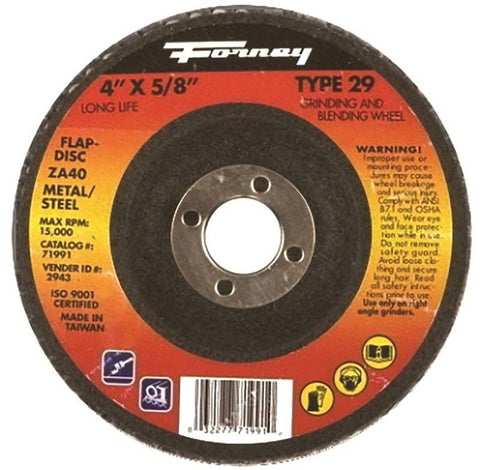 Disc Flap Typ29 36grt 4x5-8in