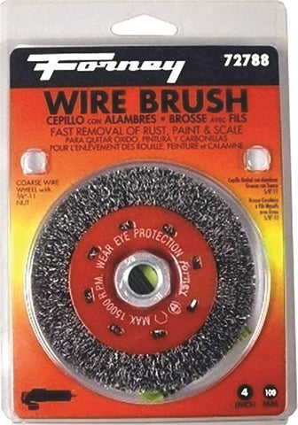 Brush Wire Wheel Crs 4x.012in