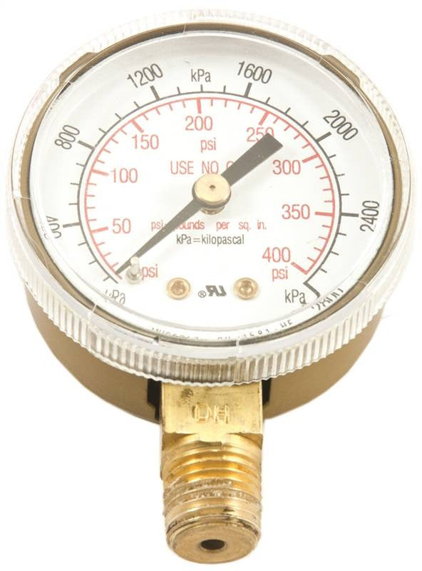 Gauge 2in Acety Hp 0-400 Psi