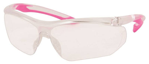 Glasses Safety Clr-pink Flex
