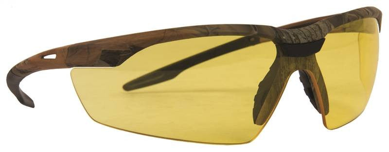 Glasses Safety Amber-camo Frm