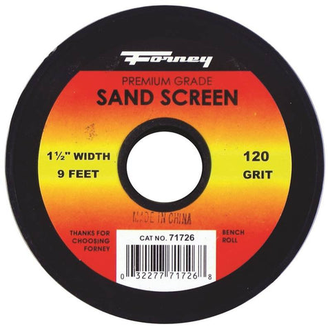 Sand Screen 120 Grit 1-1-2x9ft