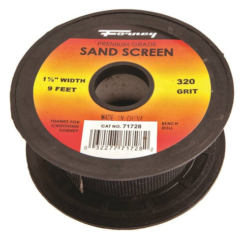 Sand Screen 320 Grit 1-1-2x9ft