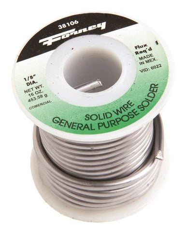 Solder 1-8in Com Solidwire 1lb