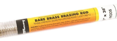 Rod Braze Bare Brass 1-8x36in