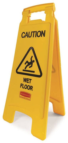Floor Sign Caution Yellow