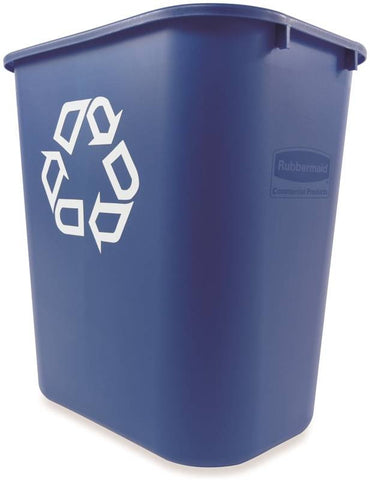 Wastebasket 28qt Med Blue