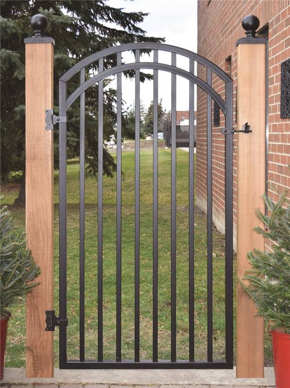 Gate Pre Fab Idaho 36x68in Blk