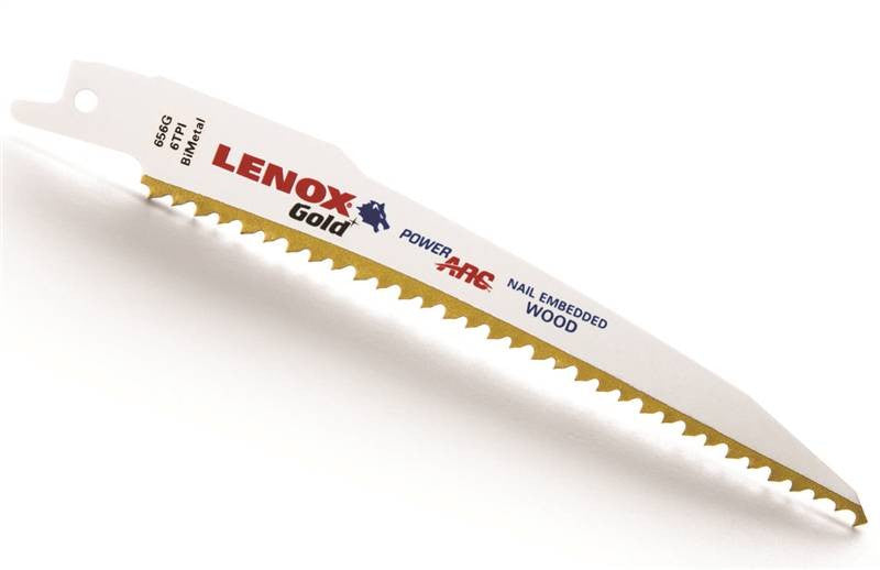 Recipro Blade 6"6tpi Wood Gold