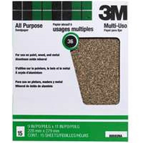 Sandpaper Al Oxide 9x11in 36d