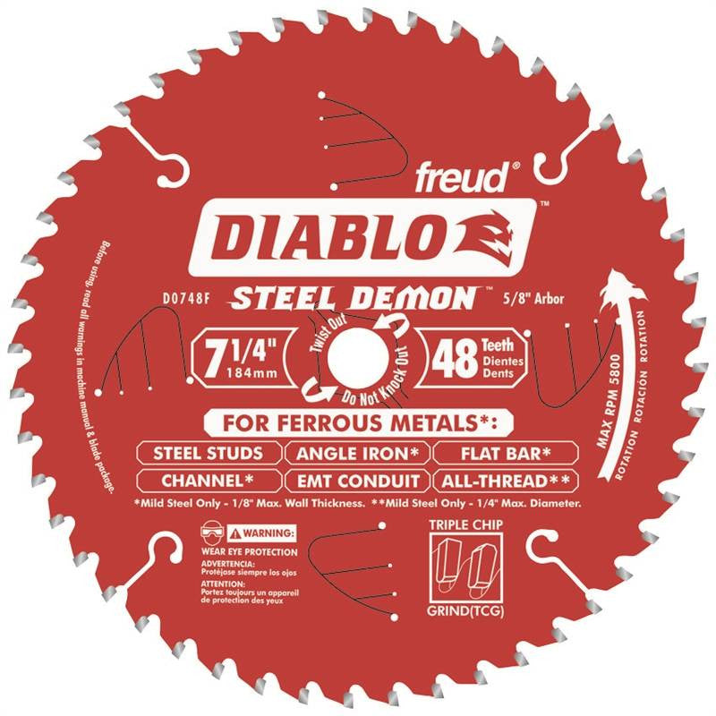 Circ Saw Blade 7-1-4 48t Metal