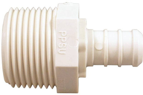 Adapter Mpt 3-4in X1-2in Barb