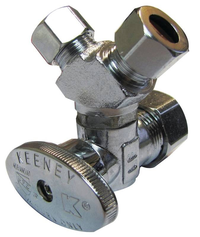 Valve 3way 5-8x3-8x3-8