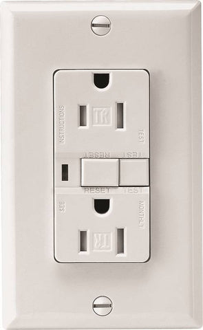 Recept Duplex Tr Gfci 15a Wht