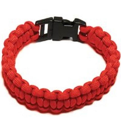Paracord Bracelet Red Med
