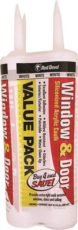 Caulk Wnd Acry 4pk Wht 10.1oz