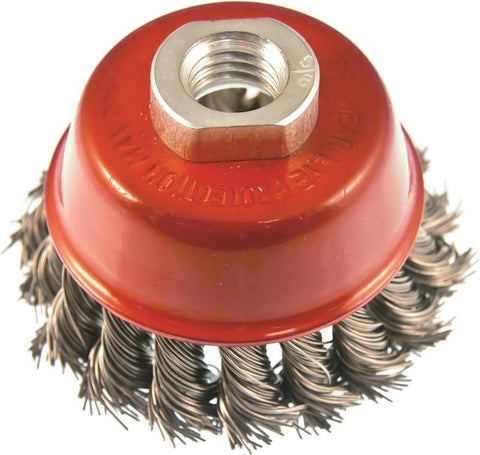 Knotted Cup Brush 3"