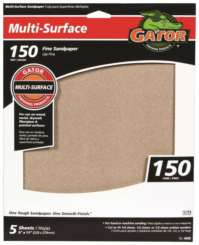 Sandpaper Al Oxide 9x11in 150