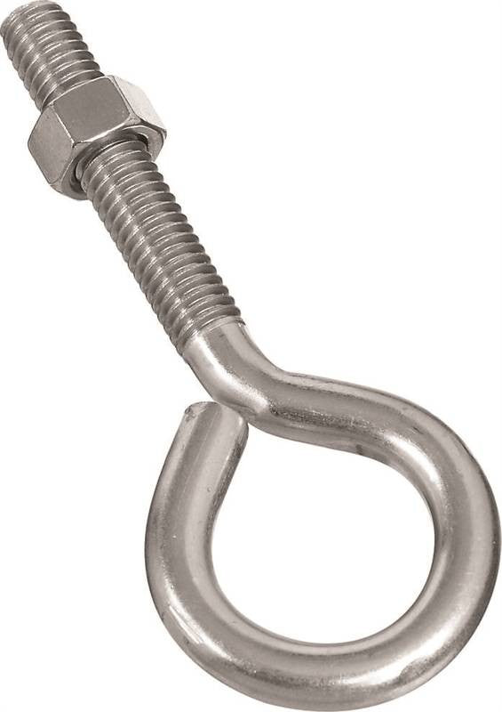 Eye Bolt W-nut 3-8x4in Ss