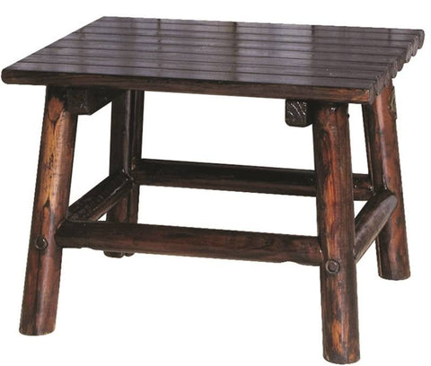 Table End Sqre Solid Wood 24"l