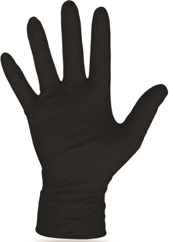 Glove Nitrile Dispose Blk Med