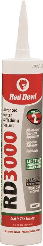 Sealant Gutter Flshng Wht 9oz