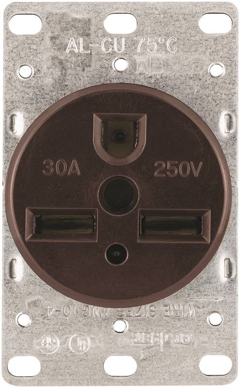 Flush Recpt 30a 3wire