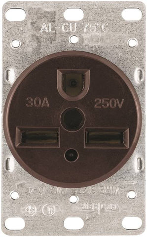 Flush Recpt 30a 3wire