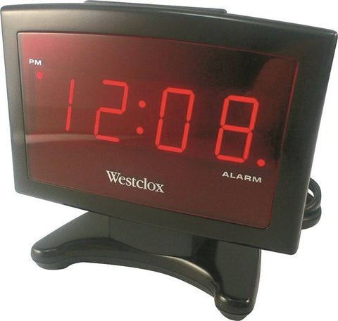 Clock Alarm Plsm Led .9in