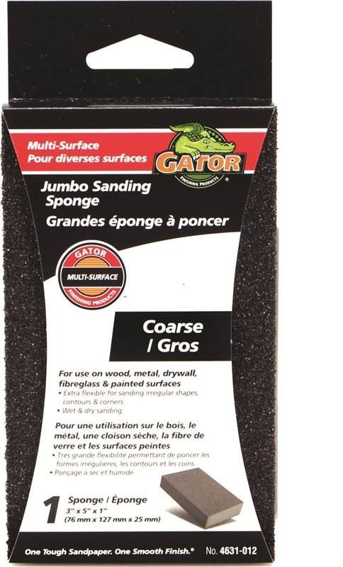 Sanding Sponge 3x5x1in Course