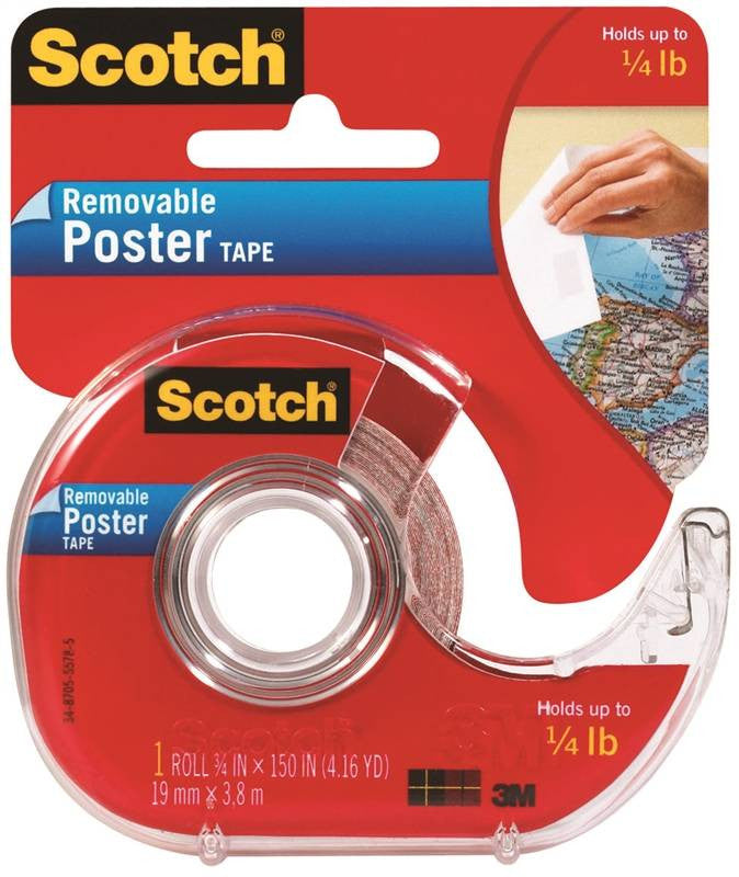 Tape Poster Dbl Stck 3-4x150in