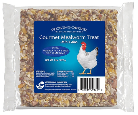 Treat Chicken Mealworm 8oz