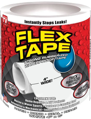 Tape Flex White 4in X 5ft