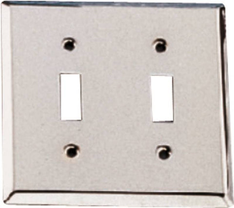 Wall Plate 2g Tgl Stl Std Chrm