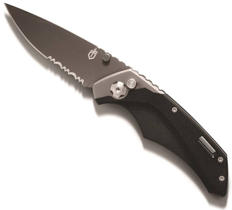 Knife Contrast Ao Serrated Blk